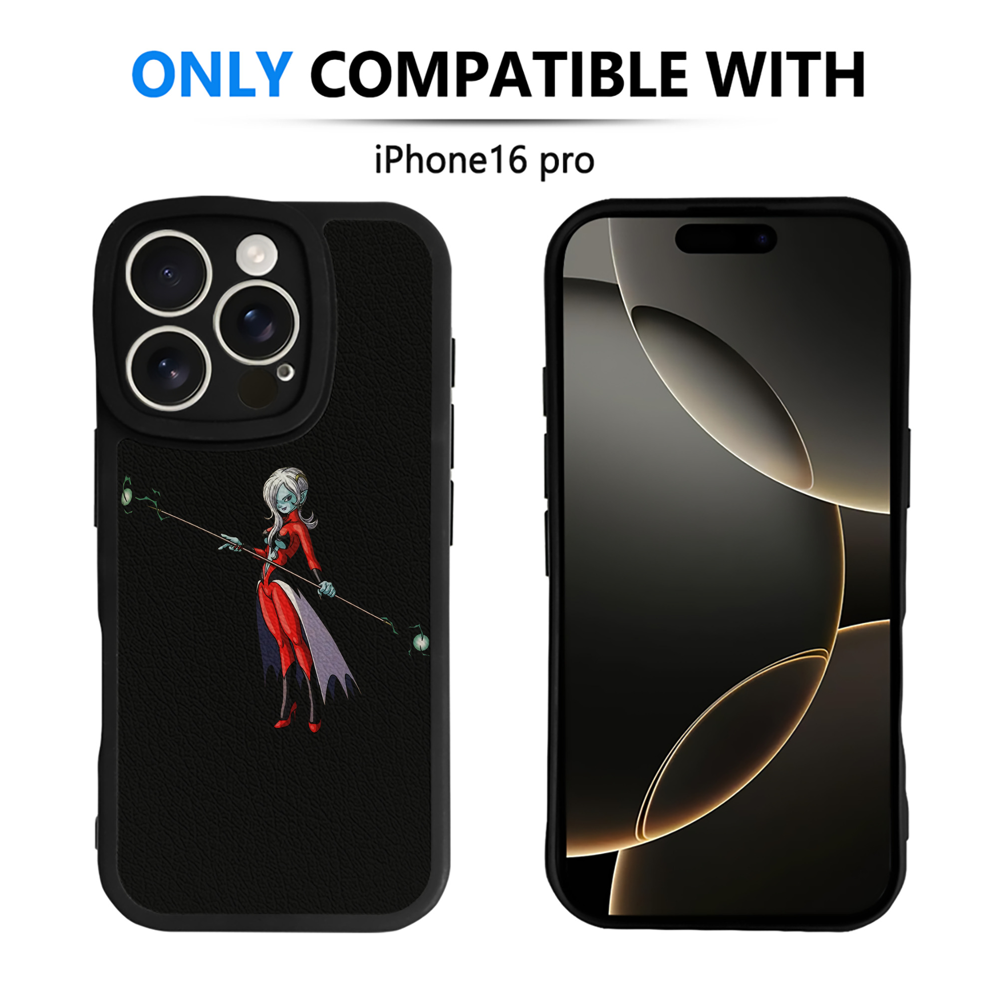 （画像用） ドラゴンボール DRAGON BALL 【iPhone 16シリーズ対応】シリコンスマホケース（レザー調） 材質：シリコン